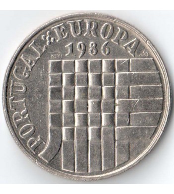 Португалия 1986 25 эскудо Присоединение к ЕС