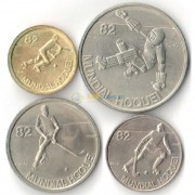 Португалия 1982 набор 1-2,5-5-25 эскудо Хоккей с мячом
