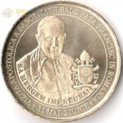 Румыния 2019 50 бани Папа Римский