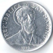 Сан-Марино 1972 2 лиры Святой
