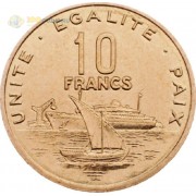 Джибути 1977-2017 10 франков