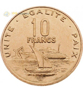 Джибути 1977-2017 10 франков