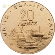 Джибути 1977-2017 20 франков