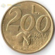 Сан-Марино 1991 200 лир Чеканка монет Сан-Марино 1991 200 лир Чеканка монет