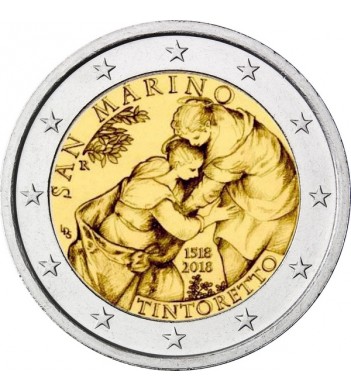 Сан-Марино 2018 2 евро Тинторетто