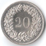 Швейцария 2010 20 раппенов