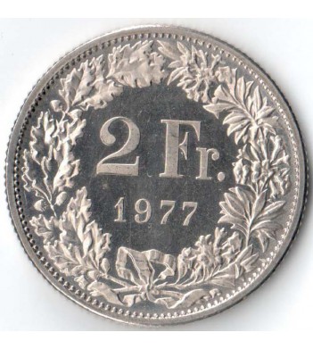 Швейцария 1977 2 франка
