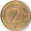 Словения 1992-2006 2 толара Деревенская ласточка