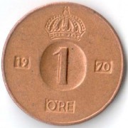 Швеция 1952-1971 1 эре