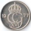 Швеция 1977 25 эре