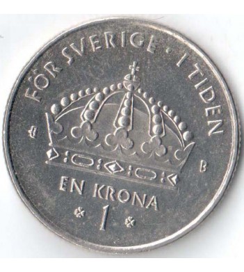 Швеция 2002 1 крона