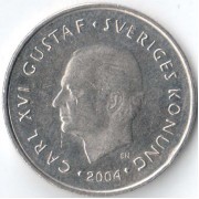 Швеция 2004 1 крона