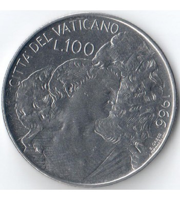 Ватикан 1966 100 лир Пастух (MCMLXVI Павел VI) Ватикан 1966 100 лир Пастух (MCMLXVI Павел VI)