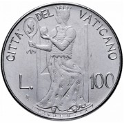 Ватикан 1979 100 лир Благоразумие