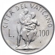 Ватикан 1982 100 лир Семья