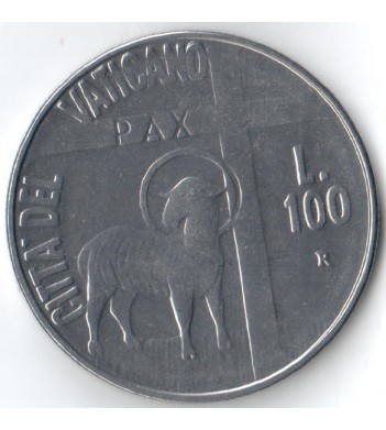 Ватикан 1984 100 лир Агнец (MCMLXXXIV Иоанн Павел II) Ватикан 1984 100 лир Агнец (MCMLXXXIV Иоанн Павел II)