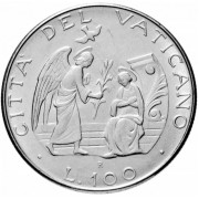 Ватикан 1987 100 лир Благовещение