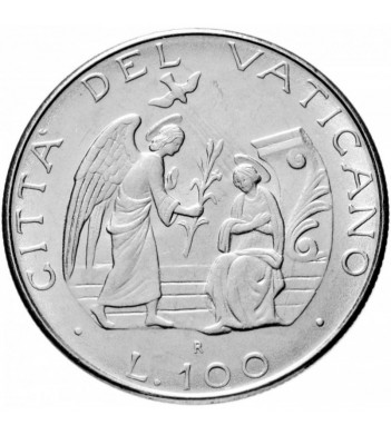 Ватикан 1987 100 лир Благовещение (MCMLXXXVII Иоанн Павел II) Ватикан 1987 100 лир Благовещение (MCMLXXXVII Иоанн Павел II)