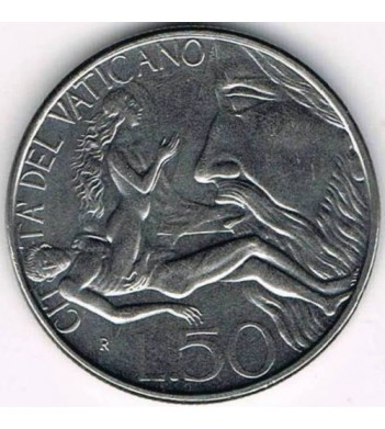 Ватикан 1988 50 лир Сотворение Евы из ребра Адама (MCMLXXXVIII Иоанн Павел II) Ватикан 1988 50 лир Сотворение Евы из ребра Адама (MCMLXXXVIII Иоанн Павел II)