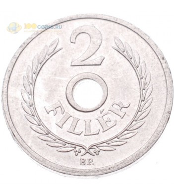 Монета Венгрия 1950-1989 2 филлера