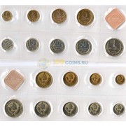 СССР 1988 годовой набор с жетоном (запайка)