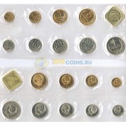 СССР 1989 годовой набор с жетоном (запайка)