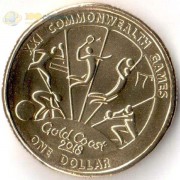 Австралия 2018 1 доллар Виды спорта тип 4