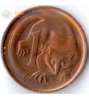 Австралия 1966-1984 1 цента Летучий кускус