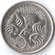 Австралия 1994 5 центов Короткоклювая ехидна