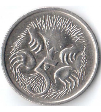 Австралия 1994 5 центов Короткоклювая ехидна