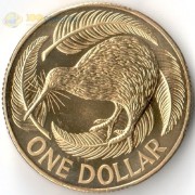 Новая Зеландия 1993 1 доллар Киви