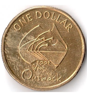Австралия 2002 1 доллар Год отдаленных районов Австралии