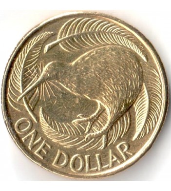 Новая Зеландия 1999-2019 1 доллар Киви