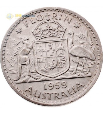 Австралия 1959 1 флорин 2 шиллинга Елизавета II