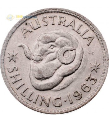 Австралия 1955-1963 1 шиллинг Елизавета II