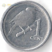 Острова Кука 2017 1 цент Крапивник