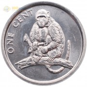 Острова Кука 2003 1 цент Обезьяна