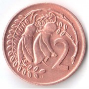 Новая Зеландия 1973 2 цента Кауваи (дерево) Новая Зеландия 1973 2 цента Кауваи (дерево)