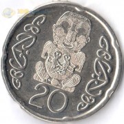 Новая Зеландия 2006-2019 20 центов