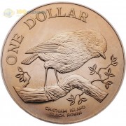 Новая Зеландия 1984 1 доллар Черный робин Новая Зеландия 1984 1 доллар Черный робин