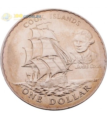 Новая Зеландия 1970 1 доллар Острова Кука