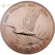 Новая Зеландия 1974 1 доллар День Вайтанги Новая Зеландия 1974 1 доллар День Вайтанги