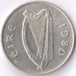 Ирландия 1980 10 пенсов Атлантический лосось