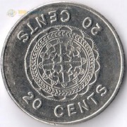 Соломоновы острова 1987-2008 20 центов