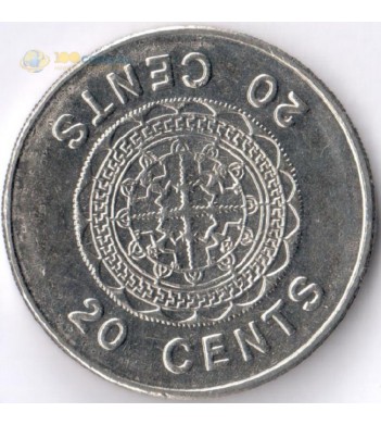 Соломоновы острова 1987-2008 20 центов