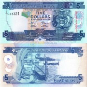 Соломоновы острова бона 5 долларов 2006