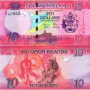 Соломоновы острова бона (033) 10 долларов 2017