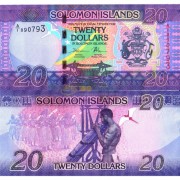 Соломоновы острова бона (034) 20 долларов 2017