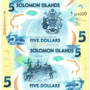 Соломоновы острова бона (new) 5 долларов 2019