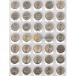 10 рублей набор биметалл 2 монетных двора